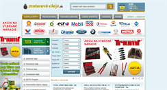 Desktop Screenshot of motorove-oleje.sk